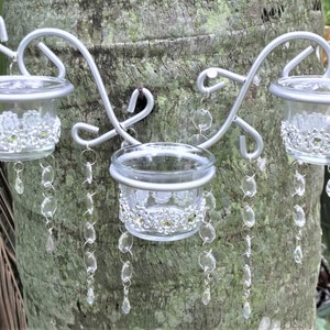 Bird Feeder with Beads / Rhinestone decorations