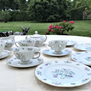 Vintage Franconia Millefleurs from Germany. Pieces sold individually.