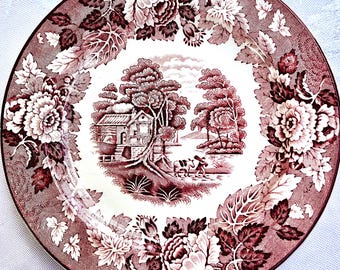 Woods Ware Enoch Wood's English Scenery 2 Small Plates | English