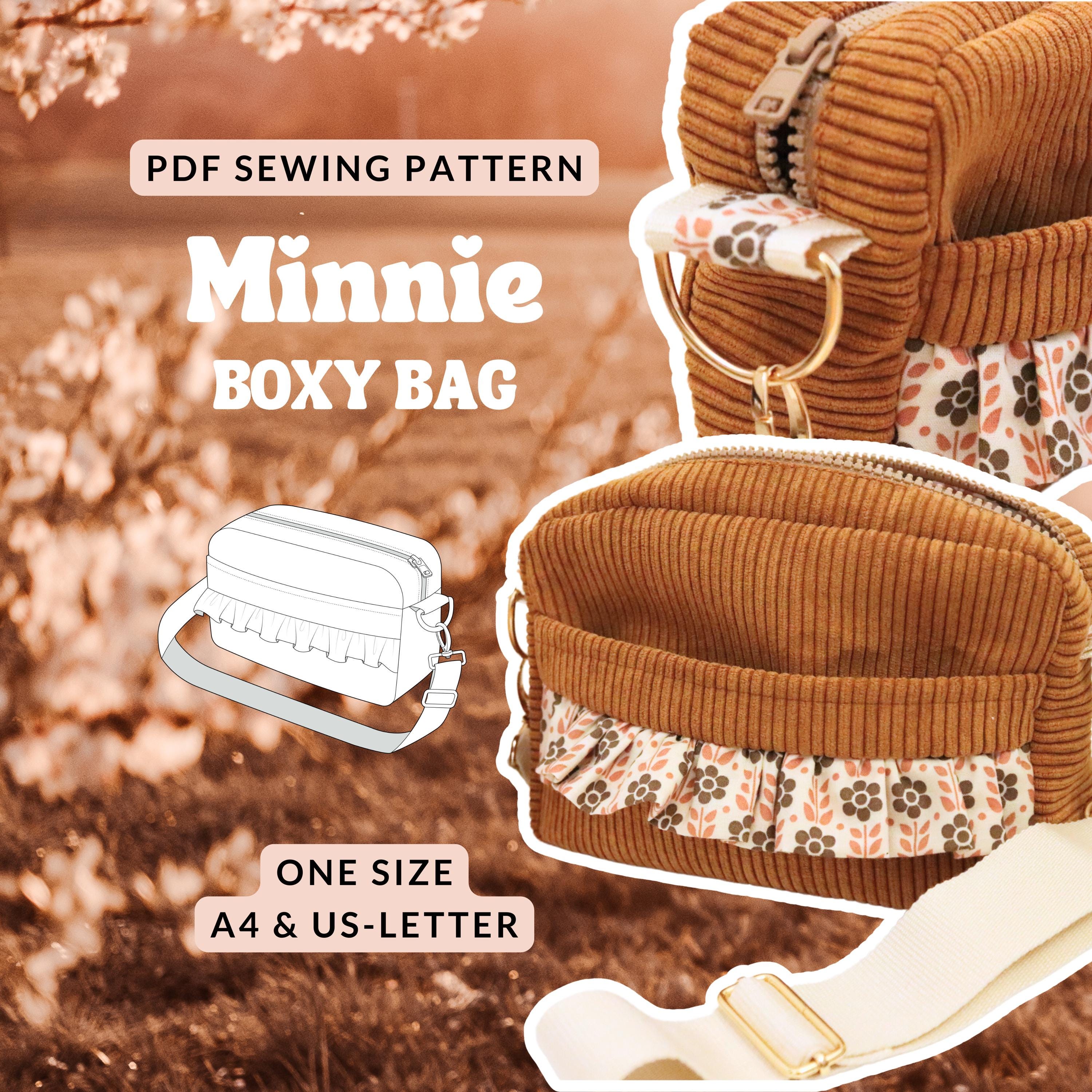 Schnittmuster für Cordtasche | Boxy bag Handtasche | Deutsch & Englisch
