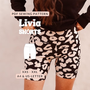 high waisted bike shorts pattern running shorts wide waistband yoga pants women sewing pattern biker shorts pattern sport tights instruction