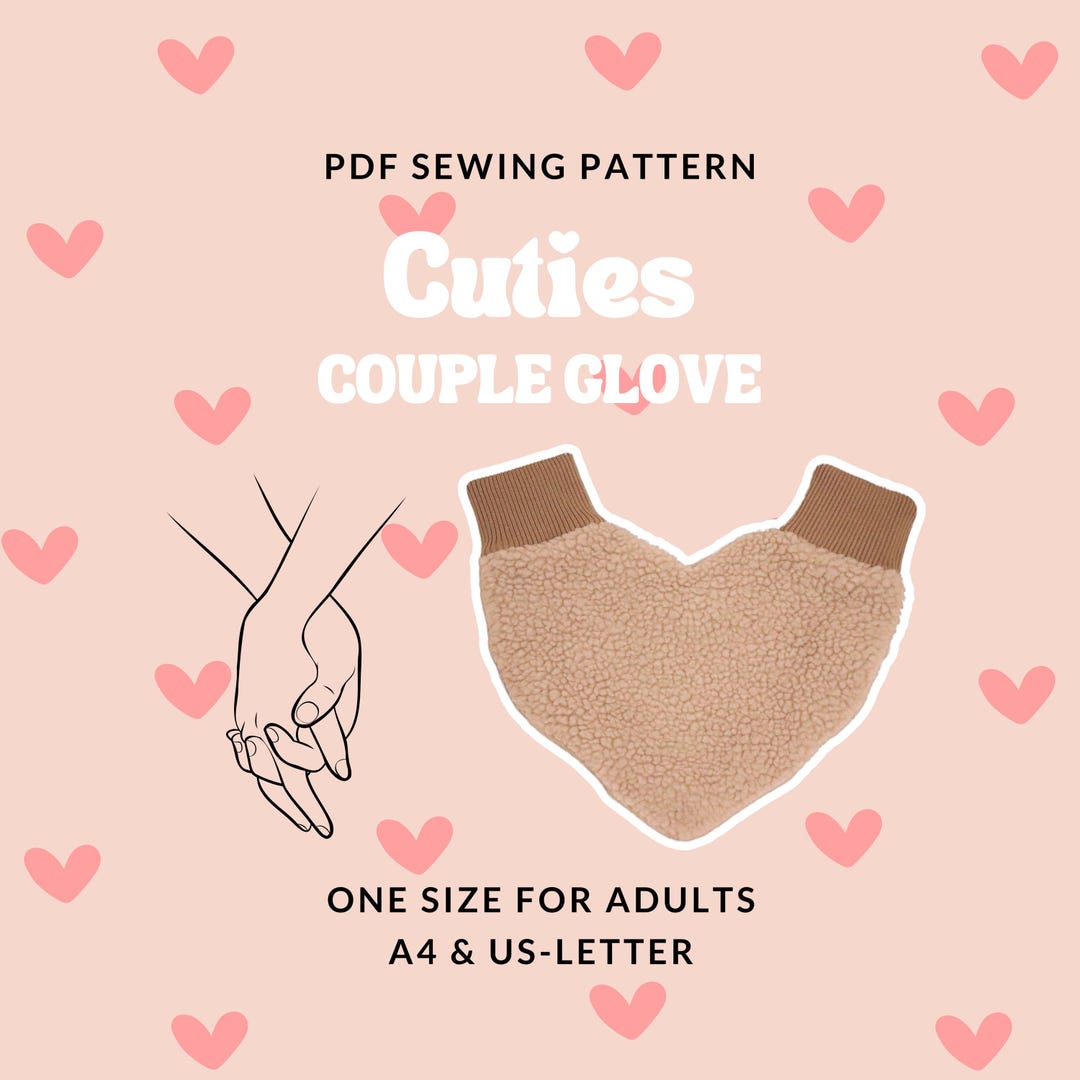 Pattern for Partner Glove | Adult One Size - Etsy Israel, image size:1080x1080