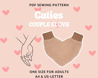 Naai patroon voor partnerhandschoenen | Volwassene one size fits all