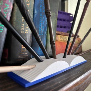Multi Wand Holder Display | Open Book | 3D Printed