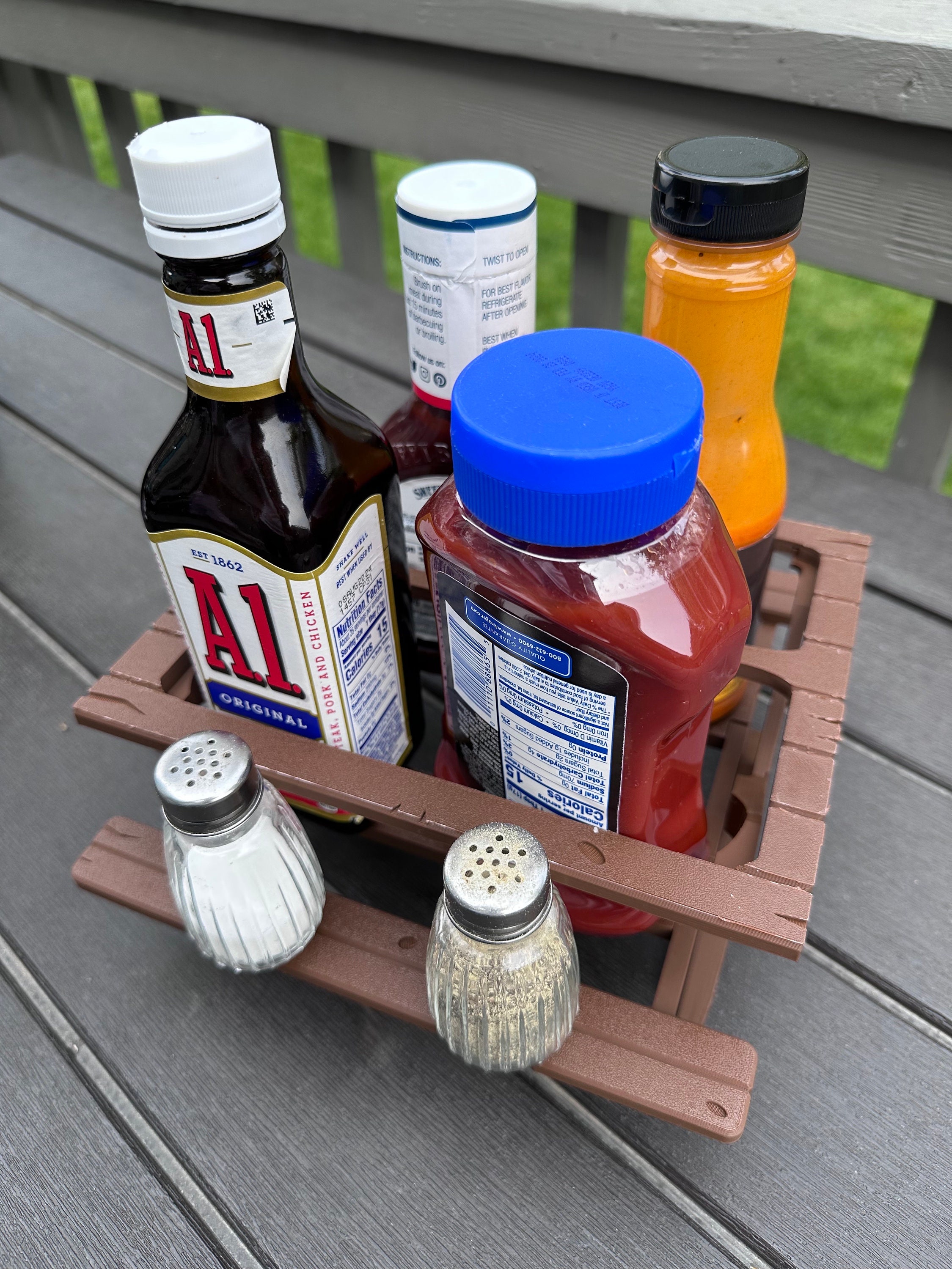 Beer Holder or Condiment Rack, A Mini Picnic Table 3D Kit. Useful Cent –  One Man, One Garage