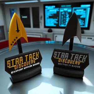 Combadge | Discovery | 複数のバリエーション | 3Dプリント | TV映画の記念品レプリカ小道具 | コスプレ小道具 | コスチューム