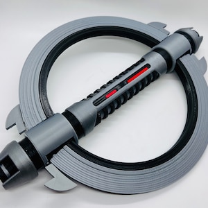 Grand Inquisitor Lightsaber | No Paint Required | 3D Printed | Galaxy&#39;s Edge | Clone Wars | Lightsaber Display Mount on Desk or Wall