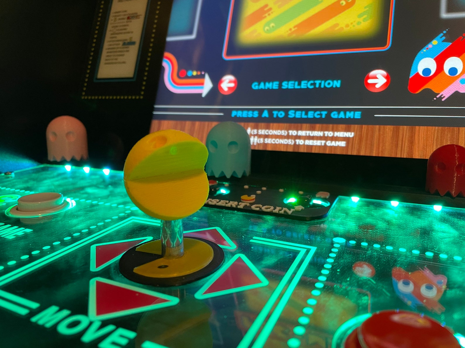 Arcade Joystick Toppers Arcade1up 3/4cade Arcade Game Etsy