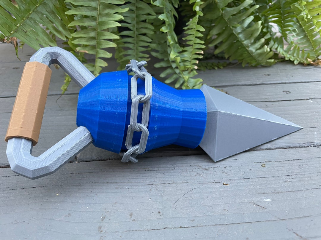 Hookshot Ocarina of Time 3D Printed in Color Zelda Cosplay and Costume