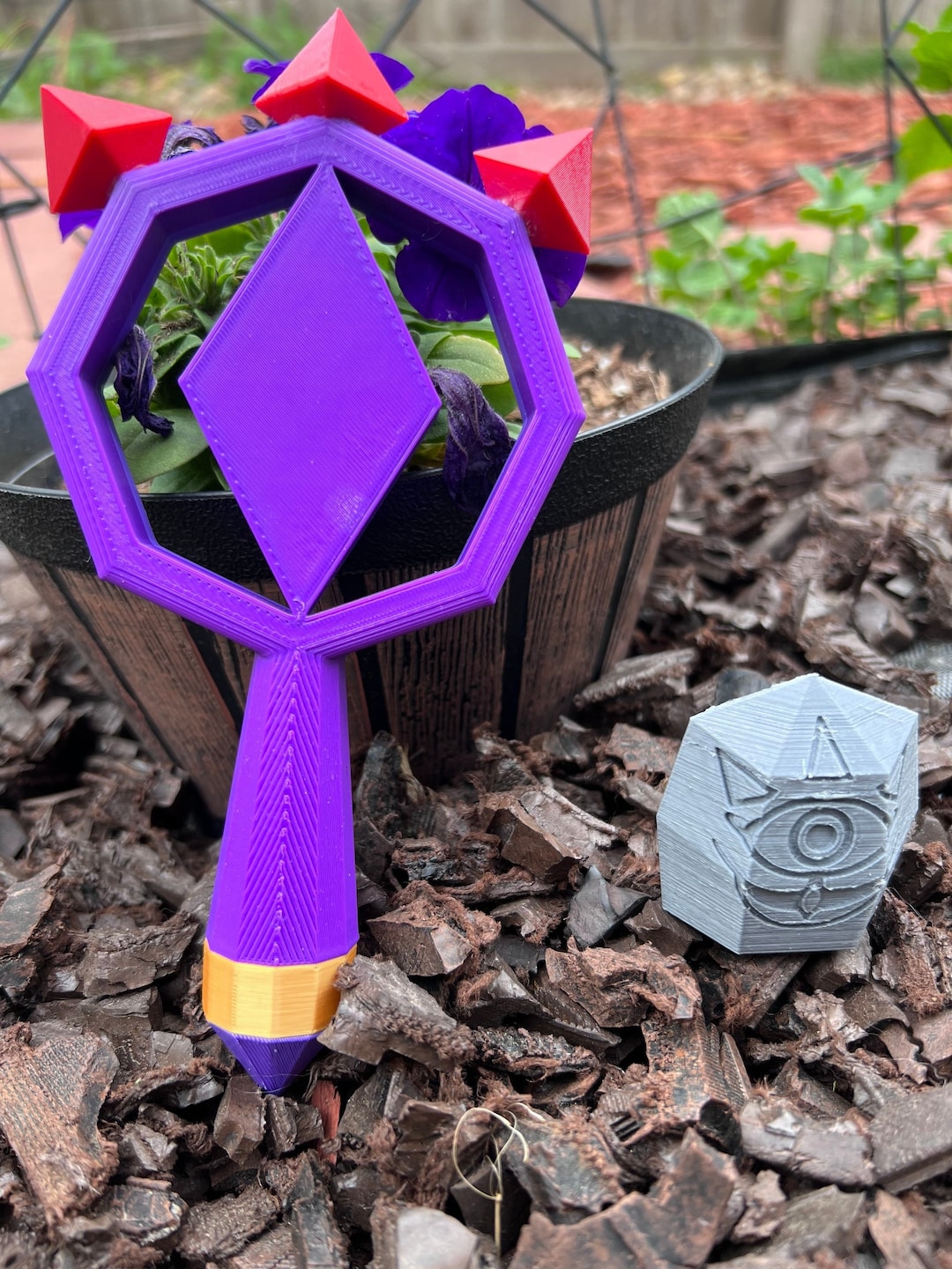 Lens of Truth Ocarina of Time 3D Printed in Color Zelda Cosplay and