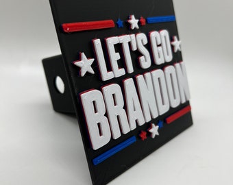 Los geht's Brandon | 12 cm Anhängerkupplung | 3D Gedruckt | Passend für 2" und 1-1/14" Empfänger