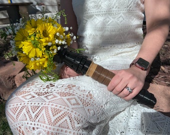 Lightsaber Bouquet Holder | Rey Skywalker | No Paint Required | 3D Printed