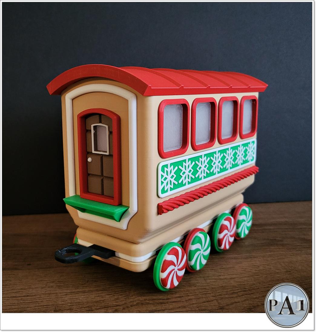 3Dプリントクリスマストレインキット：ホリデーデコレーション - Etsy 日本