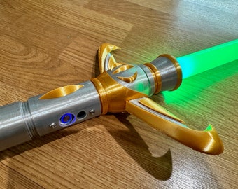 Avar Kriss' Lightsaber from the High Republic | |Working Light up with Sound | Fully Functional Lightsaber | No Paint Required | 3D Printed