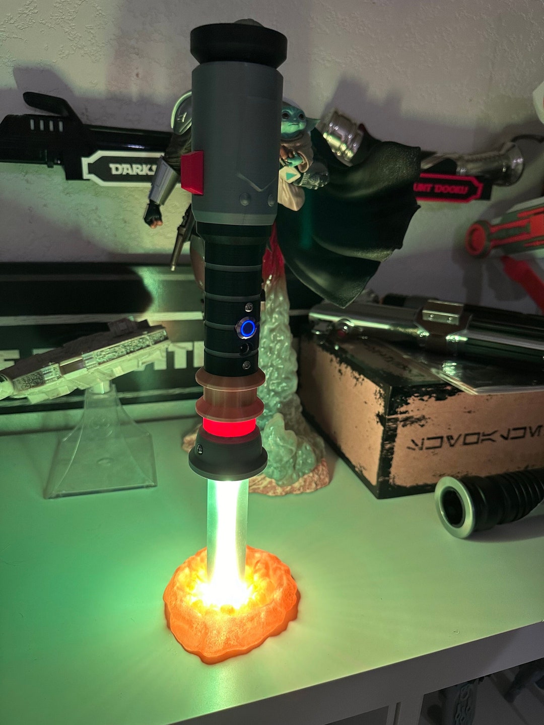 Morty's Lightsaber From Rick and Morty in Color Sound and Lights 3D