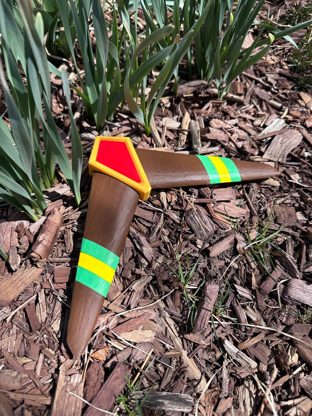 Boomerang Ocarina of Time 3D Printed in Color Zelda Cosplay and Costume