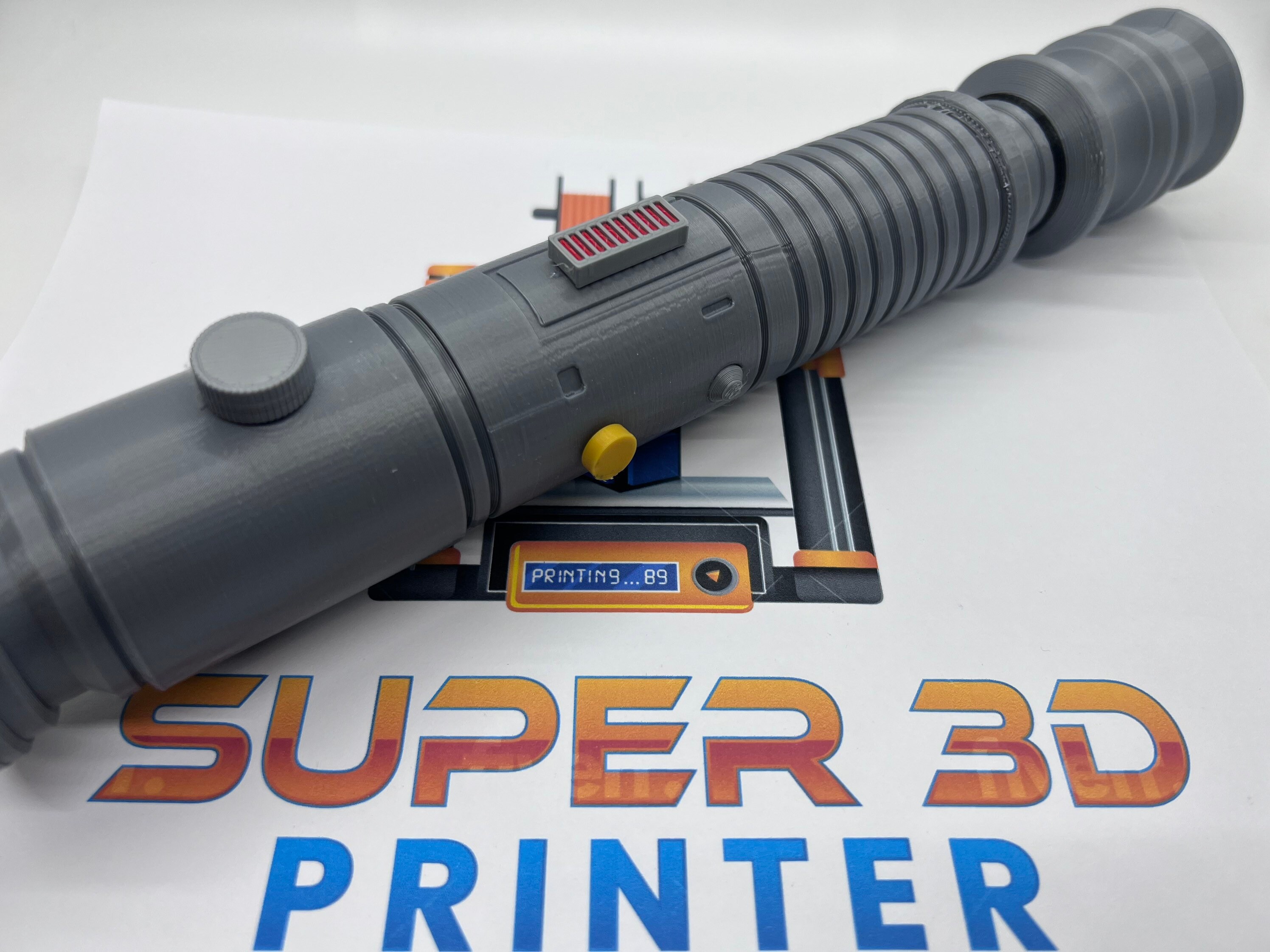 Ki-adi Mundi's Lightsaber | No Paint Required | 3D Printed