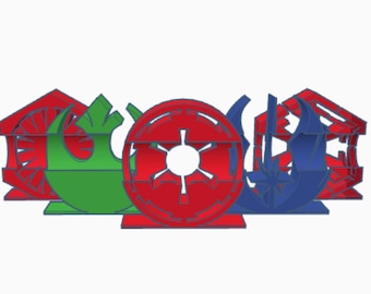 DIGITAL FILE | All Lightsabers Holder Displays | 3D Printed