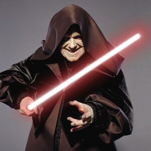 Darth Sidious/Emperor Palpatine's Lightsaber | No Paint Required | 3D Printed | Galaxy's Edge |Clone Wars|Lightsaber Display Mount Desk/Wall image 2