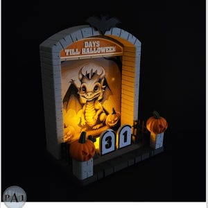 Halloween Countdown | 3D Printed | Spooktacular Decor for a Hauntingly Good Time | Halloween Decor | Days Until Halloween | Haunted House