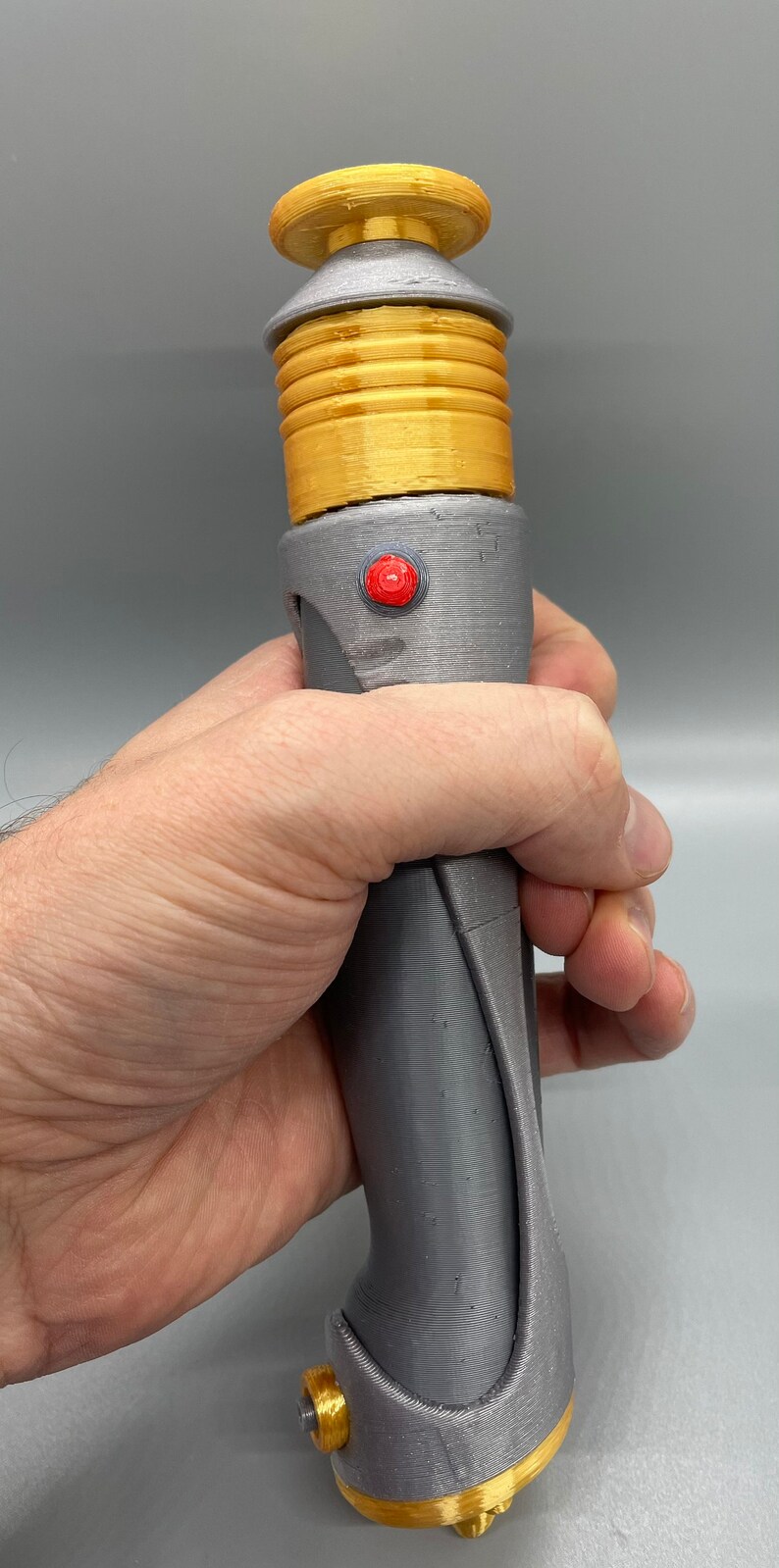 Darth Sidious/Emperor Palpatine's Lightsaber | No Paint Required | 3D Printed | Galaxy's Edge |Clone Wars|Lightsaber Display Mount Desk/Wall image 5