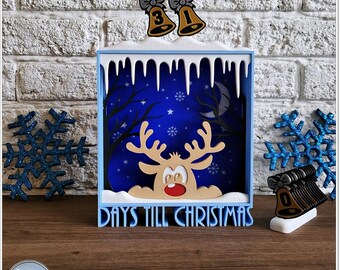 Christmas Countdown: Rudolph Reindeer 3D Printed Holiday Decor