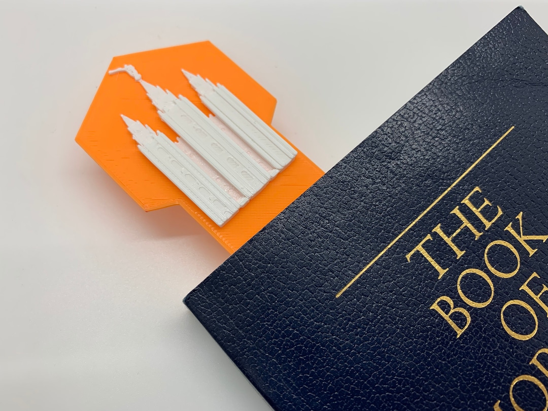 LDS Temple Bookmarks | 3D Printed | Priesthood and Temple Preview ...