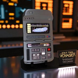 Réplicas de accesorios de Tricorder, Voyager, Endgame, impresas en 3D, recuerdos de películas para televisión, accesorios de cosplay y disfraces.