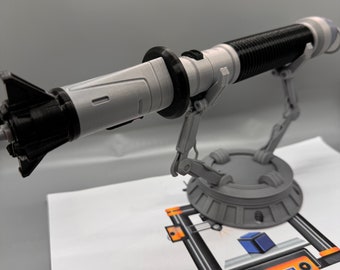 Lightsaber Mount Holder Display | 3D Printed | Galaxy's Edge | Savi's Workshop |  Custom Desk Display | Fancave | Legacy Lightsaber | Kyber