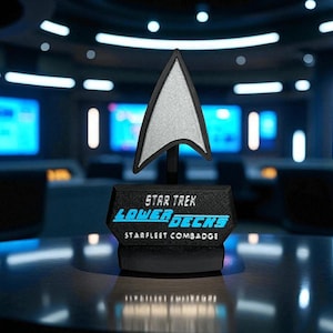 Combadge | Lower Decks | 3D Printed | TV Movie Memorabilia Replica Props | Cosplay Props | Costume