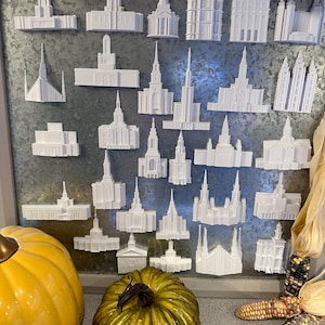 Temple Magnets | 3D Printed | Contact Me For 10+ Items | Perfect Primary or Relief Society Gift | Refrigerator Magnet | LDS Mormon Temple