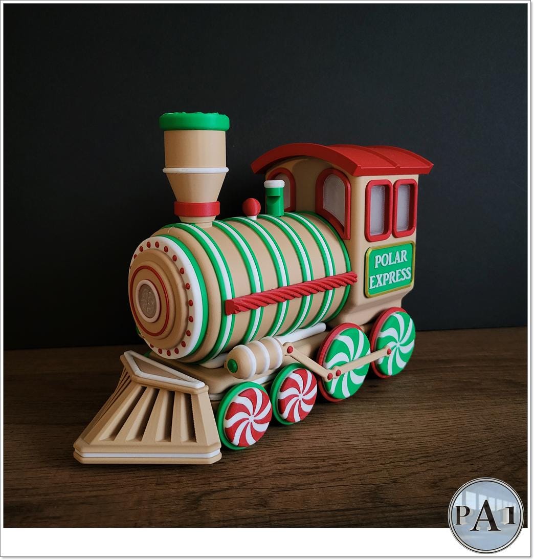 3Dプリントクリスマストレインキット：ホリデーデコレーション - Etsy 日本