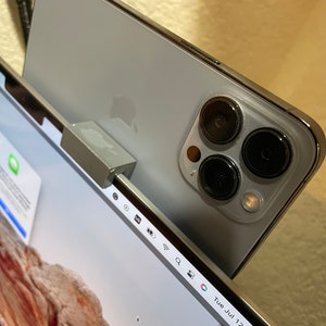 Mac iPhone Continuity Camera Mount | Slide In Place | 3D Printed