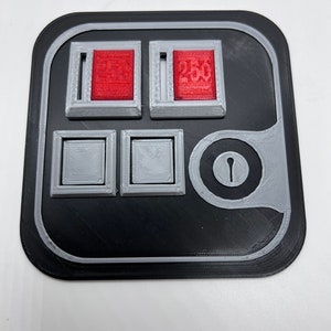 Arcade Coin Door | Faux Display Only | 3D Printed
