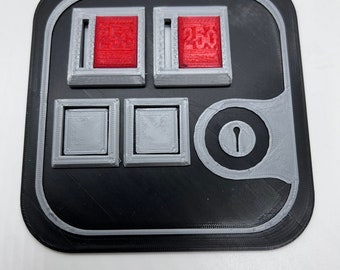Full Size Arcade 3D Printed Coin Door With LED Credit Buttons - Etsy