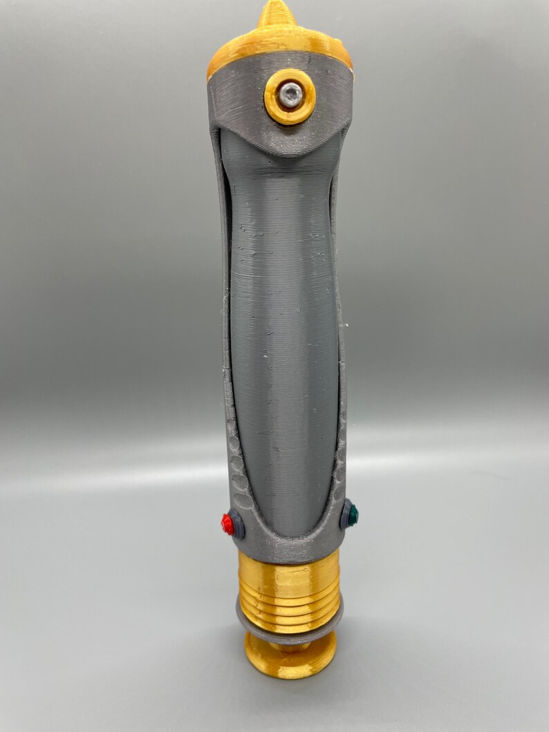 Darth Sidious/Emperor Palpatine's Lightsaber | No Paint Required | 3D Printed | Galaxy's Edge |Clone Wars|Lightsaber Display Mount Desk/Wall image 4