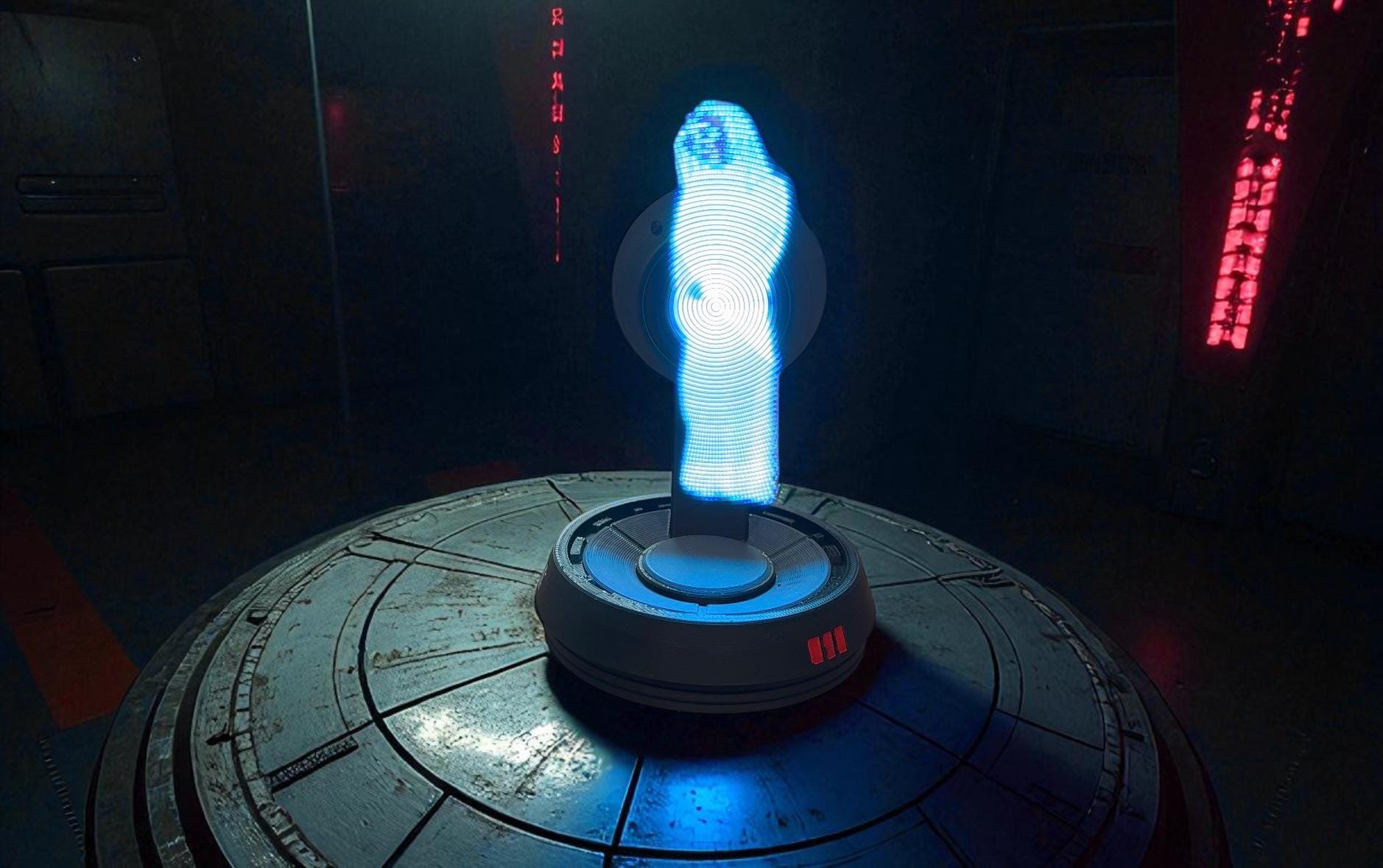 スターウォーズ　ホログラム　デバイス 実際に動作するスターウォーズホロプロジェクター：3Dプリント