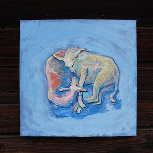 Sheep art, Farm Animals Painting