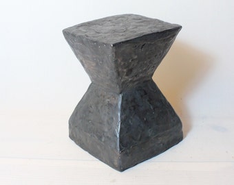 Bronze sculpture, abstract time art