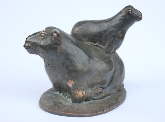 羊」ブロンズ像 ブロンズ作品