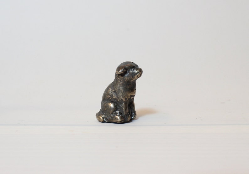 Miniature Dog Sculpture Bronze Dog Sculpture Miniature Dog Etsy