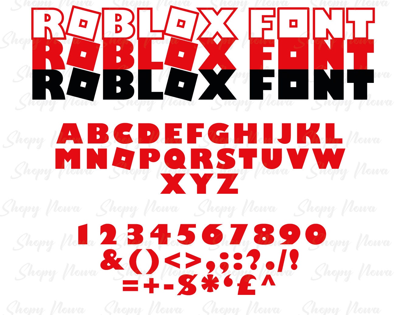 Roblox Font SVG Bundle Roblox Svg Alphabet Numbers Symbols - Etsy Singapore