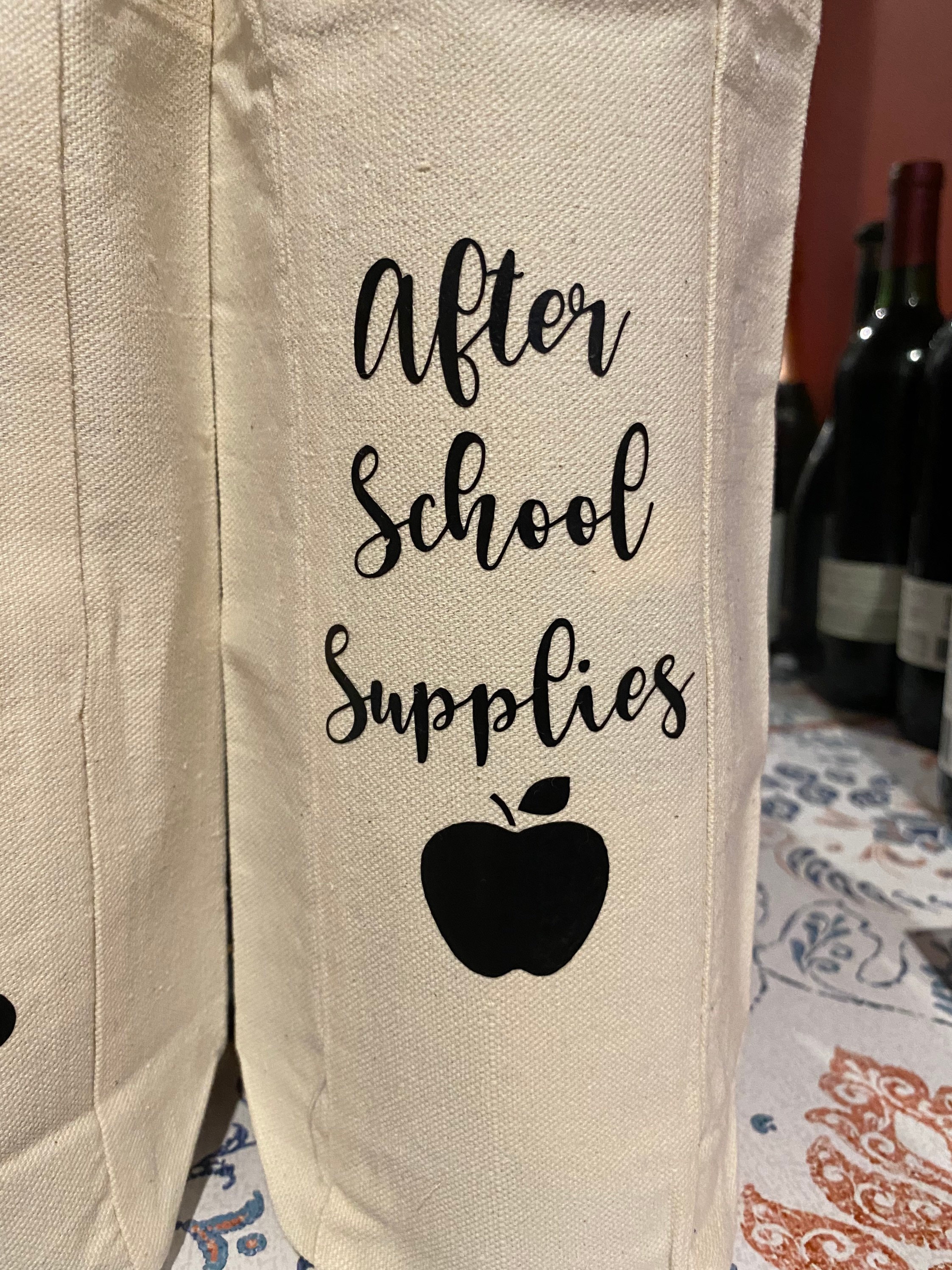 Wine Bags Decorative Wine Holder Gift Bags Canvas Totes Etsy