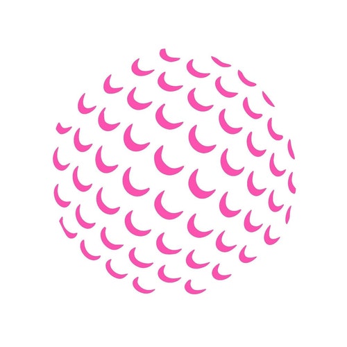 Golf Ball Cookie Stencil Golf Stencil Cookie Stencil DIY Etsy