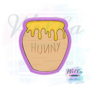 Honey Pot No Top Cookie Cutter, Pot of Hunny Cookie Cutter, Baby Shower Cookie Cutter, Sweet as can Bee Baby Shower image 3