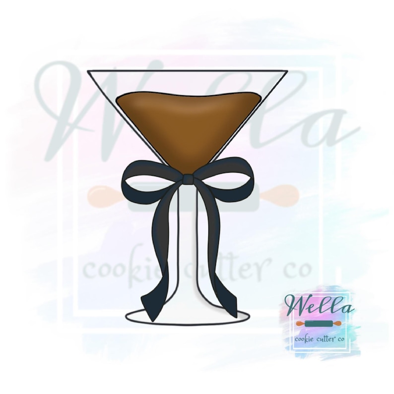 Espresso Martini med rosettkakform - valfri schablonguide bild 1