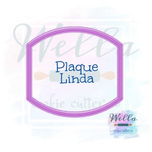 Plaque Linda Cookie Cutter