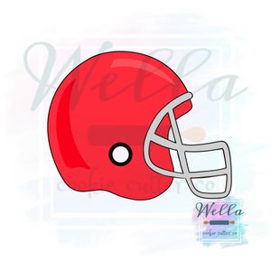 Football Helmet Cookie Cutter, Sports Cookie Cutter, Football Cookie Cutter