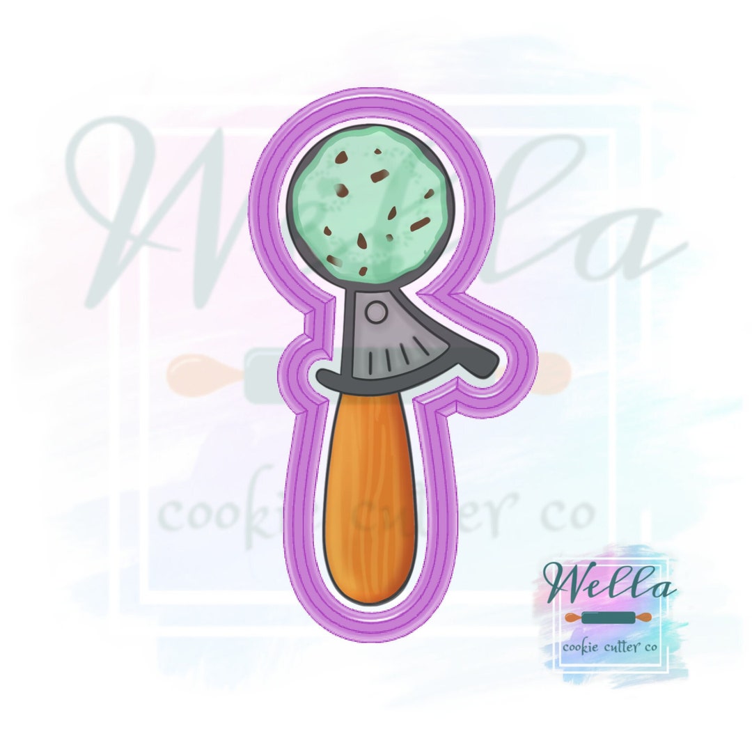 Ice Cream Scoop Cookie Cutter, Ice Cream Cookie Cutter Etsy