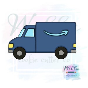 Delivery Truck Cookie Cutter, Ambulance Cookie Cutter image 1